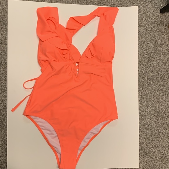Cupshe Orange One Piece Swimsuit - Picture 1 of 9